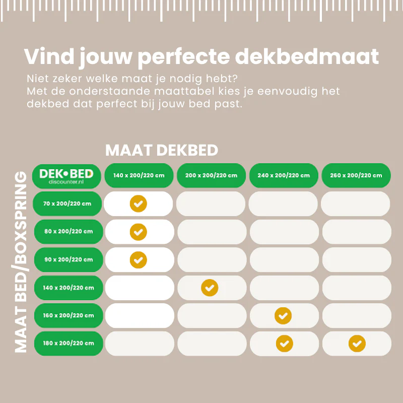 Lazy Dekbed Zonder Overtrek - Uni - Taupe - Image 8